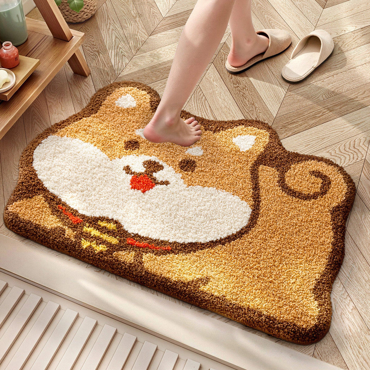 Fun Cartoon Bath Mat LoungeYard — product view 6