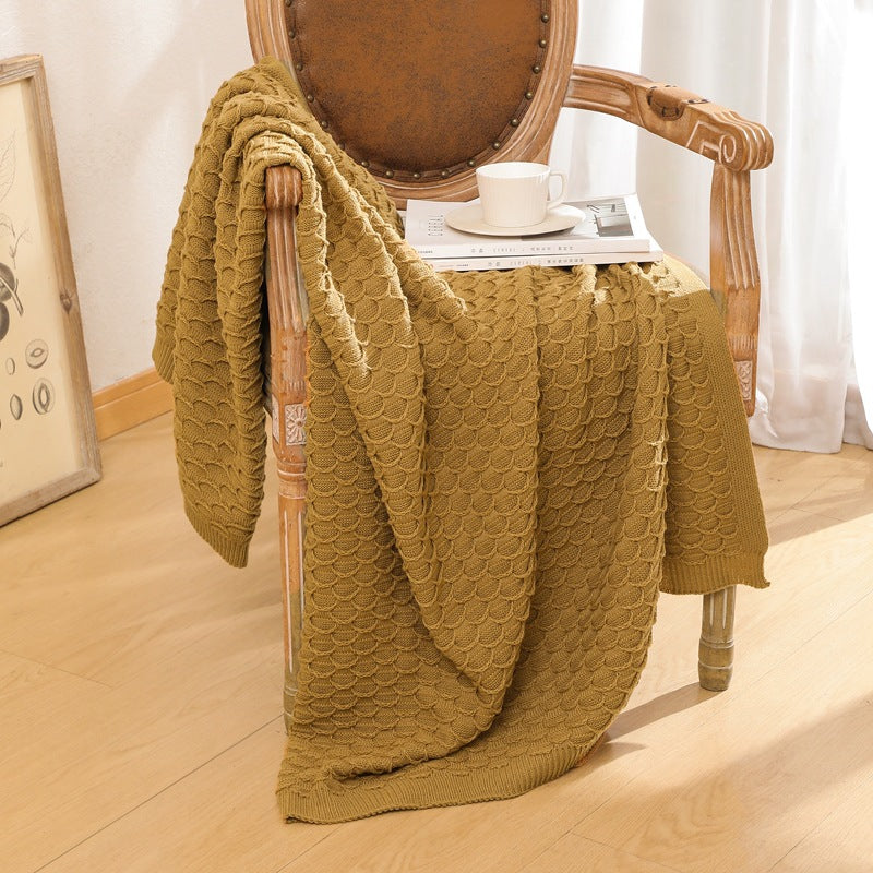 Cozy Knit Throw Blanket — product view 4