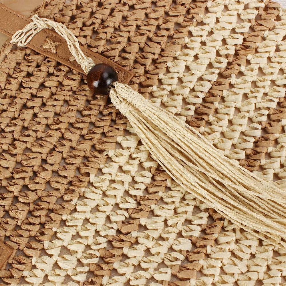 Large beach bag with elegant details LoungeYard — product view 3
