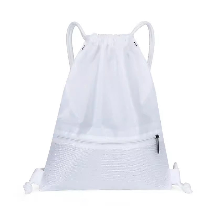 Honeycomb Patterned Drawstring Gym Bag LoungeYard — product view 6