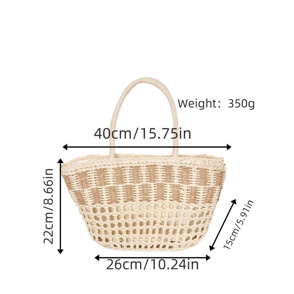 Large Basket Shopper LoungeYard — product view 1