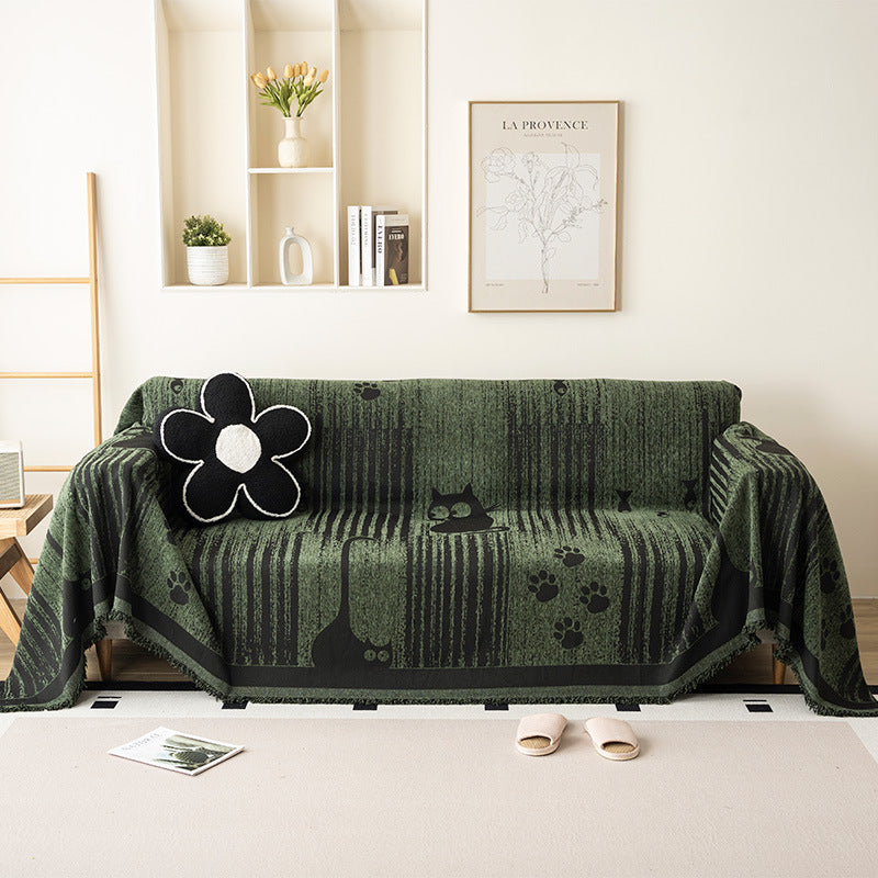 Cozy Floral Pattern Throw Blanket — product view 2
