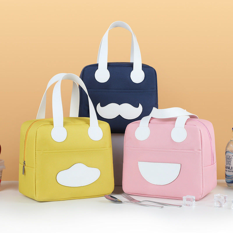 Cute Smiley Tote Bag LoungeYard — product view 2