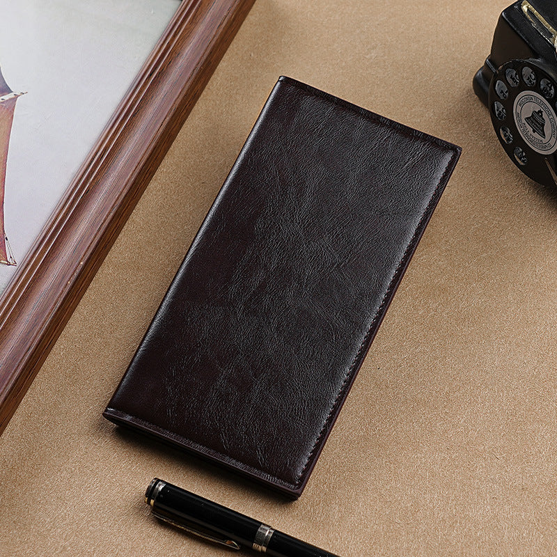 Premium Leather Long Wallet — product view 1