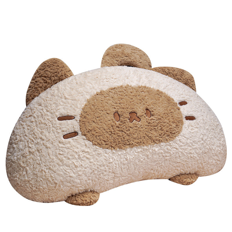 Large cozy back cushion and reading pillow as padded bed support — product view 4