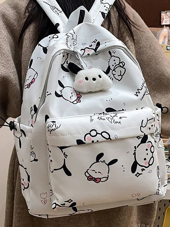 Cartoon Print Backpack LoungeYard — product view 6