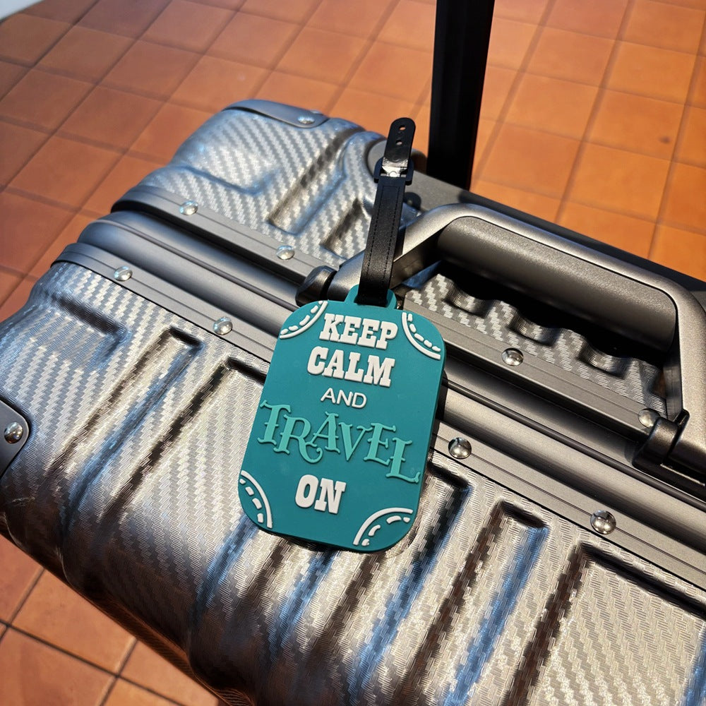 Inspirational Travel Luggage Tag LoungeYard — product view 4