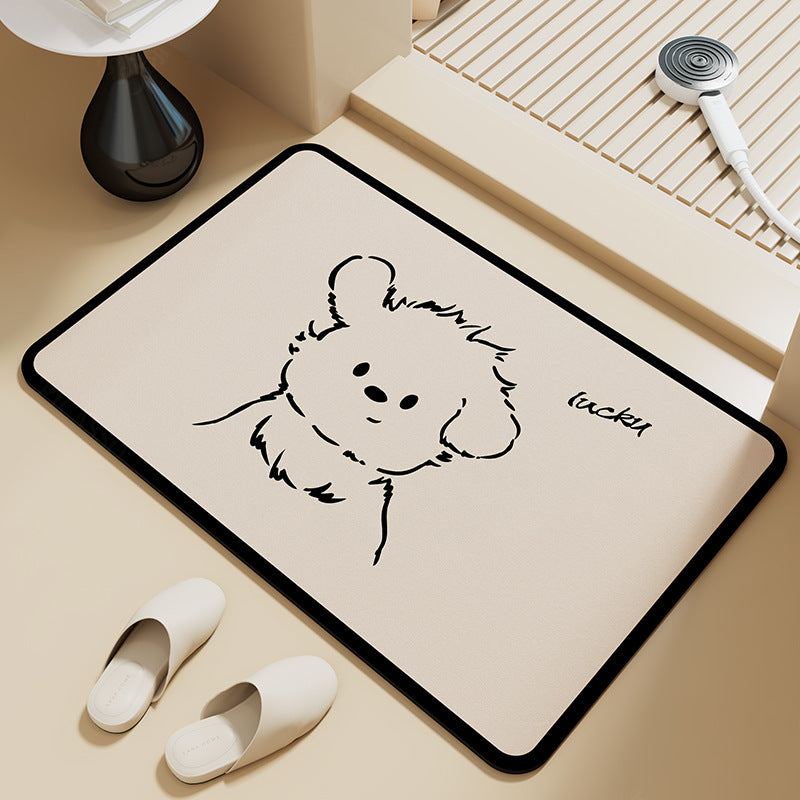 Cute Cat-Themed Bath Mat — product view 5