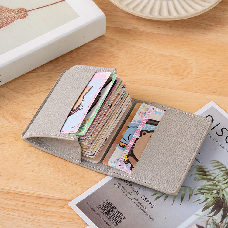 Textured Leather Cardholder — product view 4