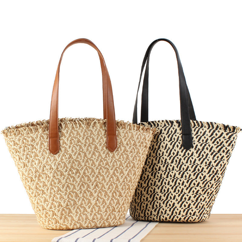Elegant Basket Bag with Fine Pattern LoungeYard — product view 1