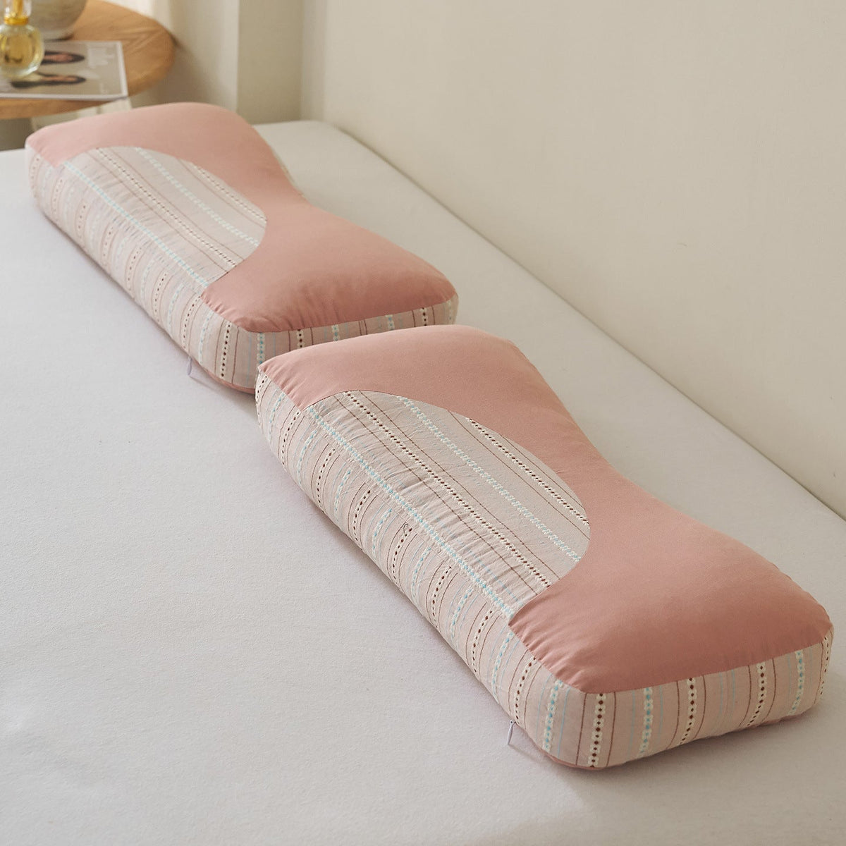 Ergonomic Sleep Pillow with Fine Pattern Structure LoungeYard — product view 4