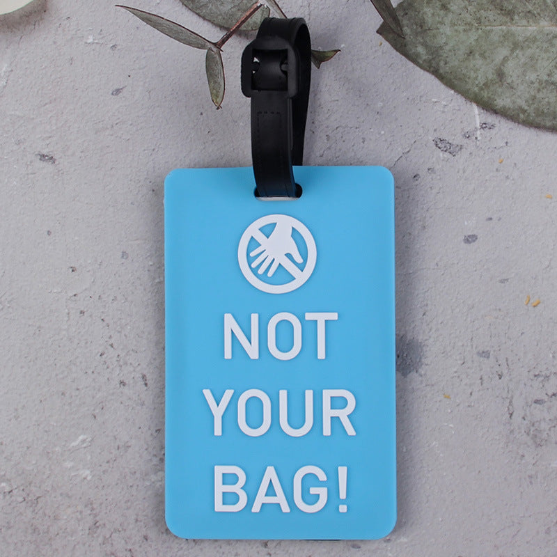 Motivational Travel Luggage Tag LoungeYard — product view 2
