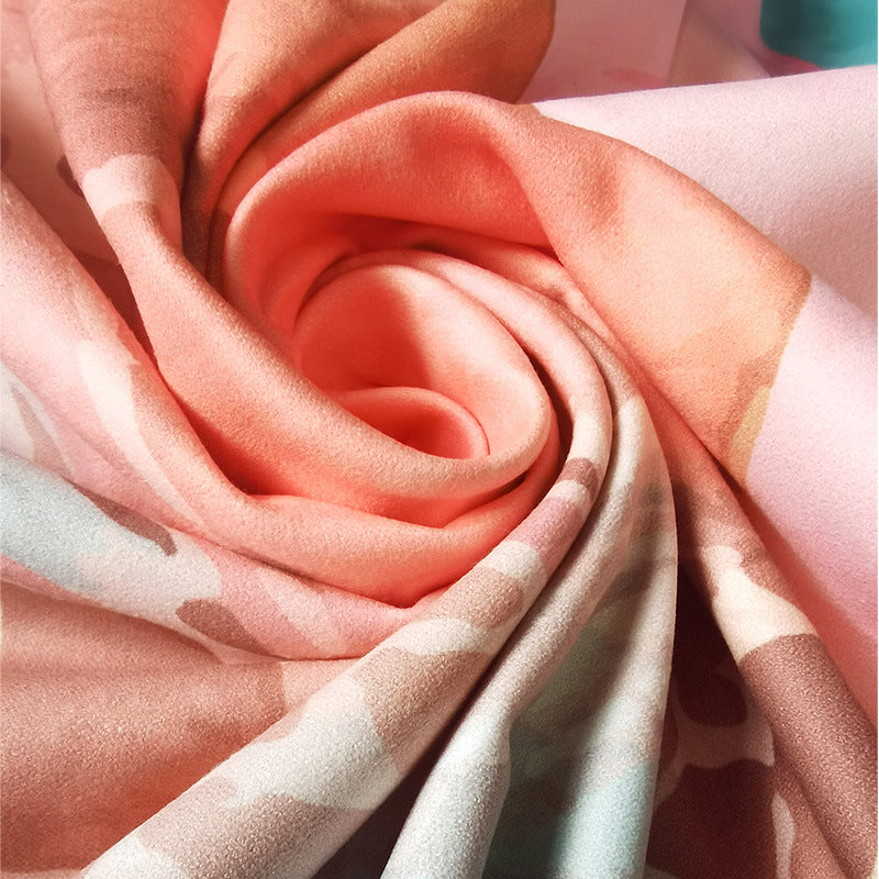 Beach towel with maritime turtle design LoungeYard — product view 2