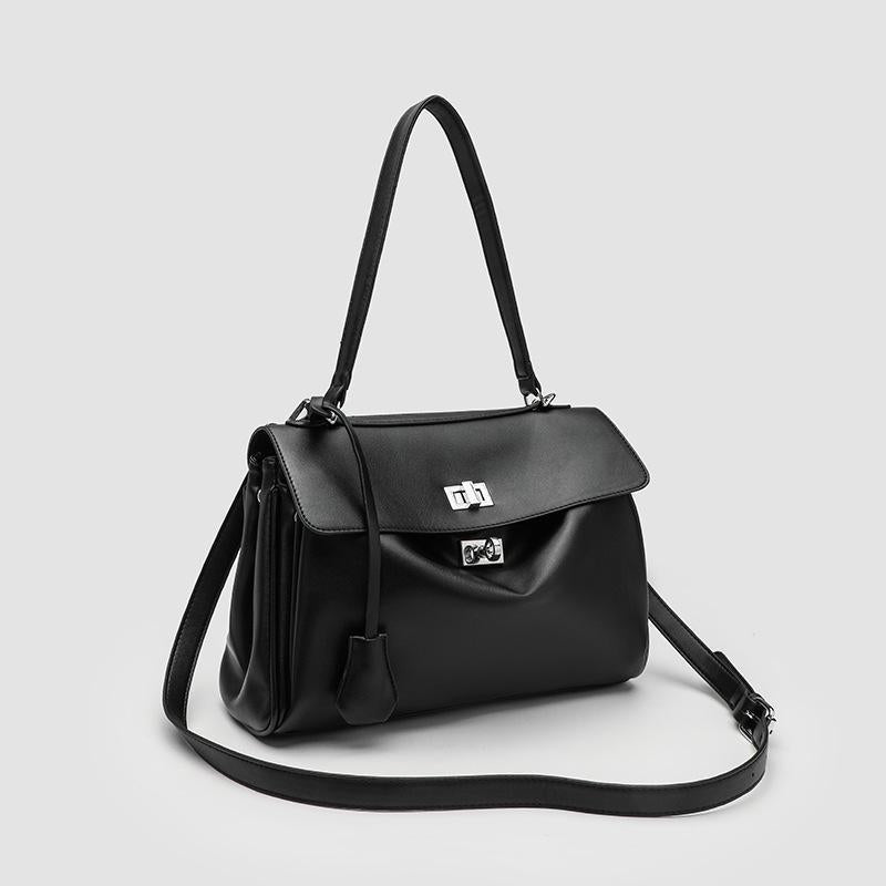 Structured Leather Handbag LoungeYard — product view 3