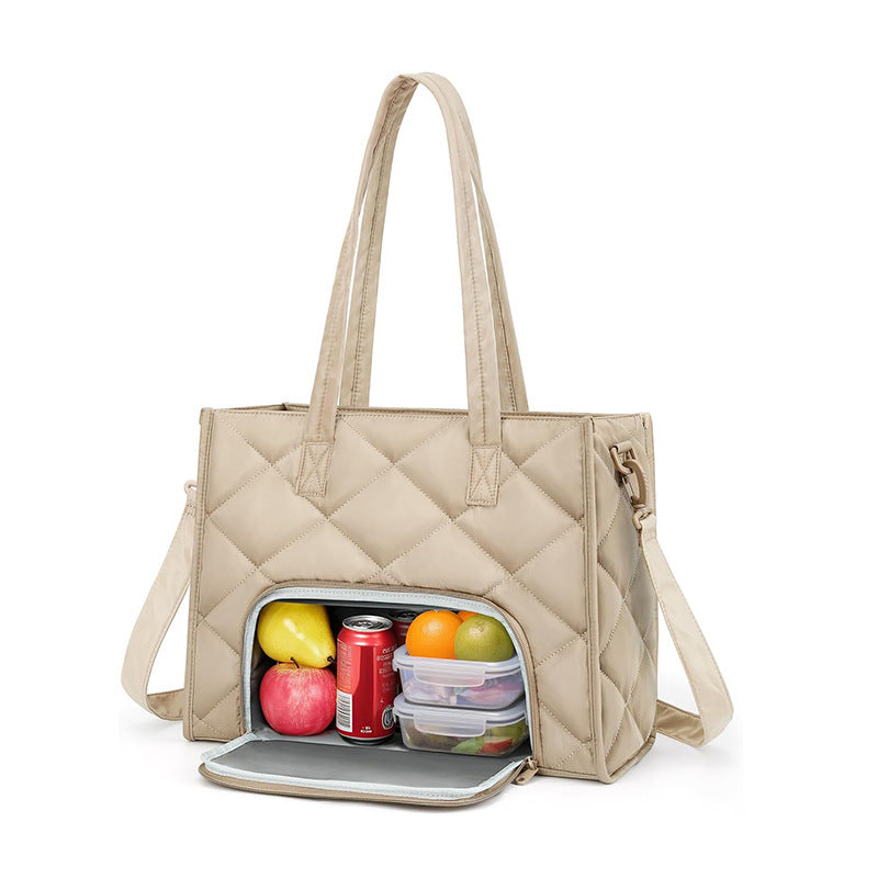 Insulated lunch bag with multiple compartments LoungeYard — product view 7