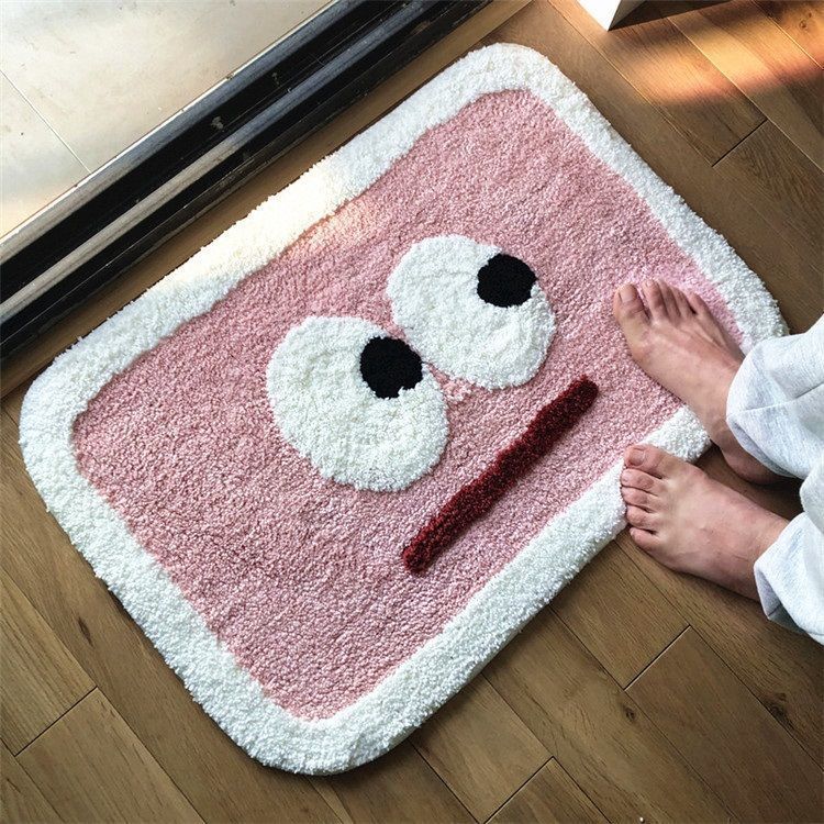 Plush Cartoon Tiger Absorbent Bath & Entry Rug with Non-Slip Backing — product view 4