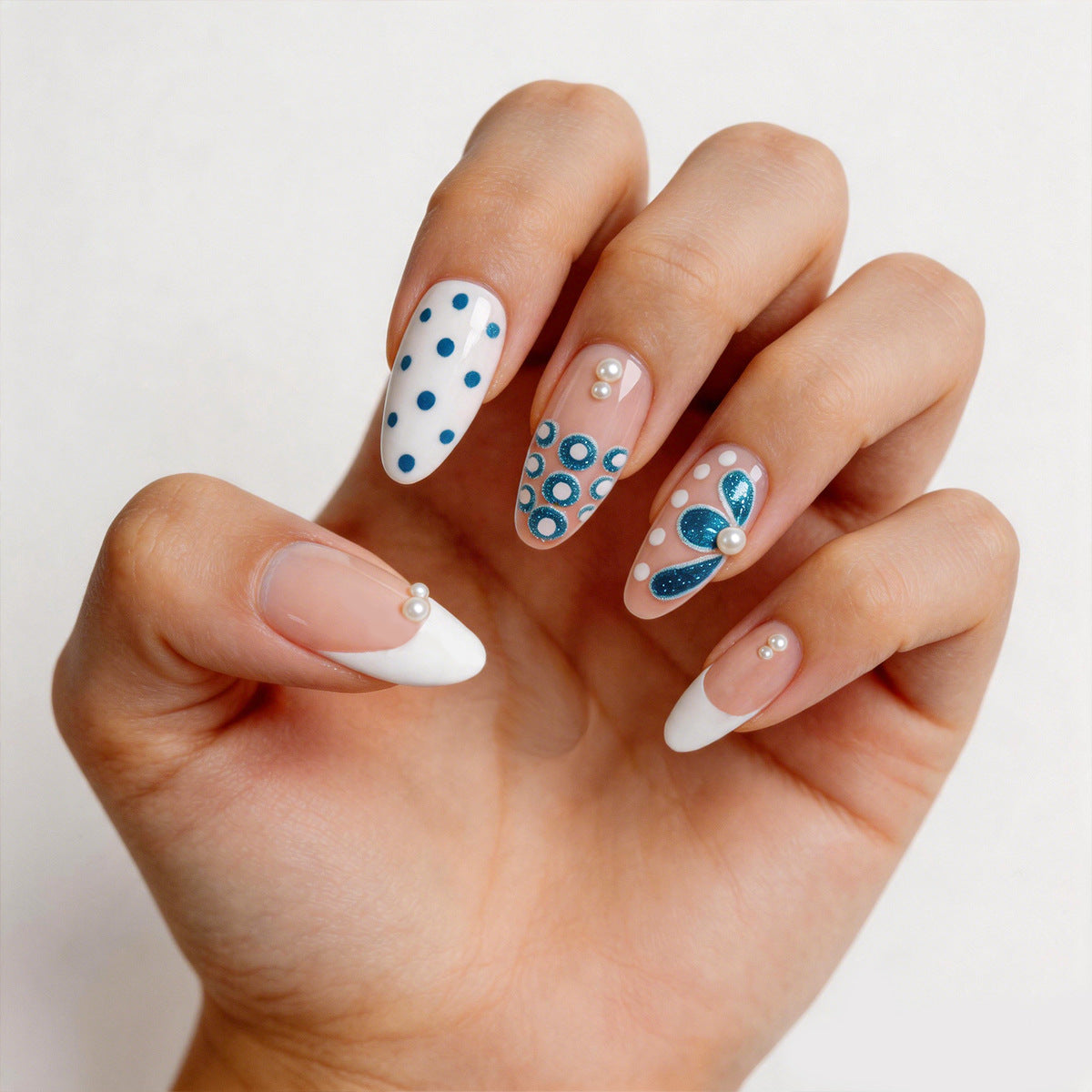 Complete Press-On Nail Art Set with Accessories — product view 2
