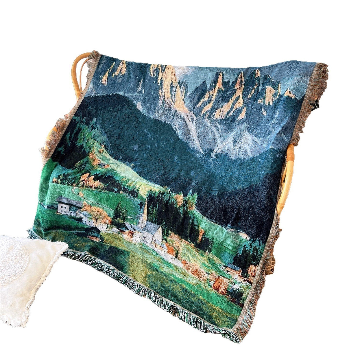 Scenic Mountain Tapestry Blanket — product view 5