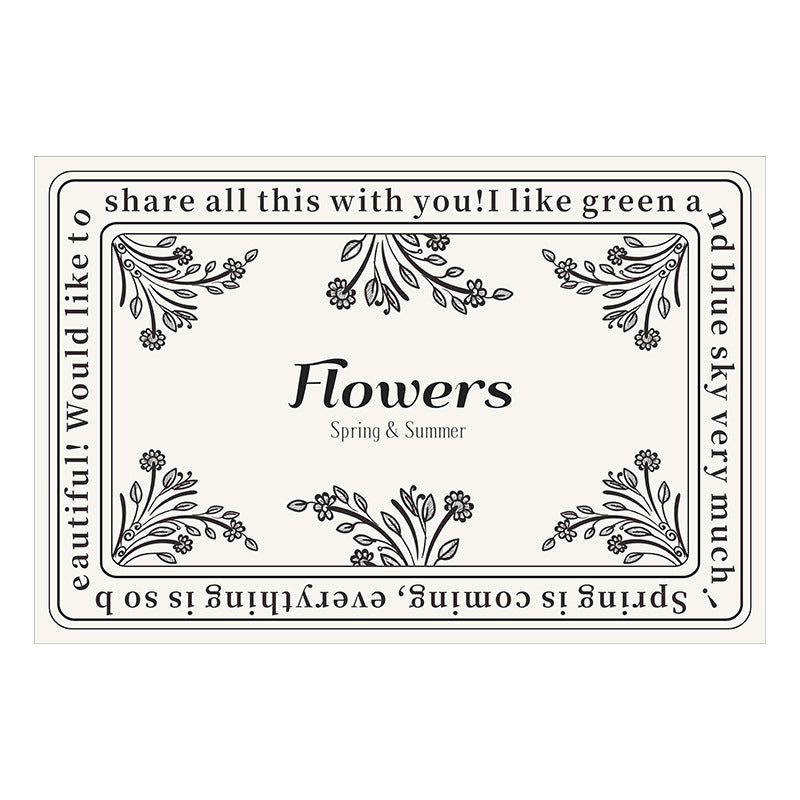 Elegant Decorative Bathroom Mat — product view 3