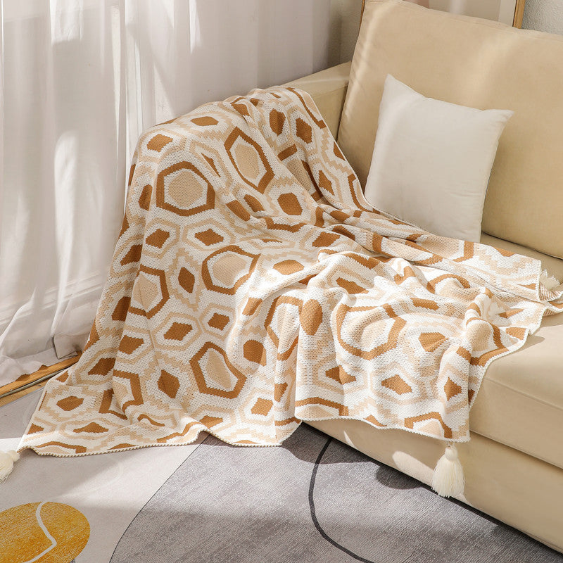 Women's Patterned Throw Blanket LoungeYard — product view 1