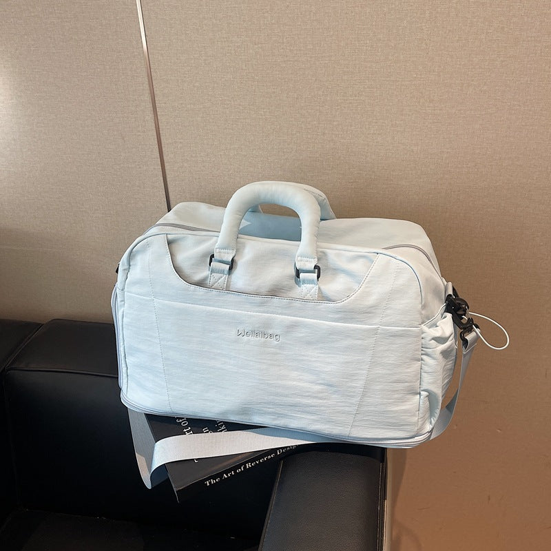 Stylish Sports And Travel Bag With Spacious Interior Compartment LoungeYard — product view 1