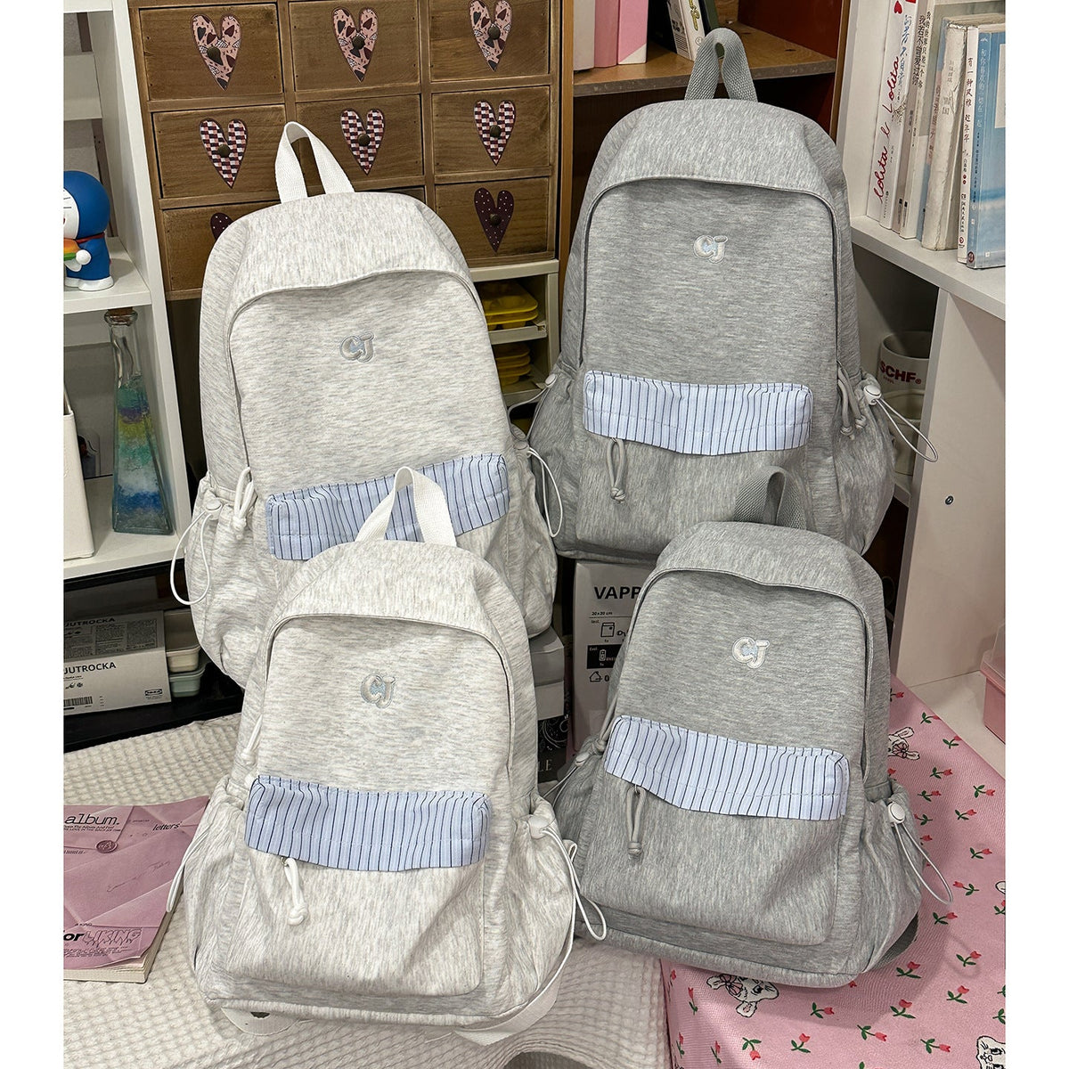 Lightweight Casual Backpack with Multiple Compartments LoungeYard — product view 4