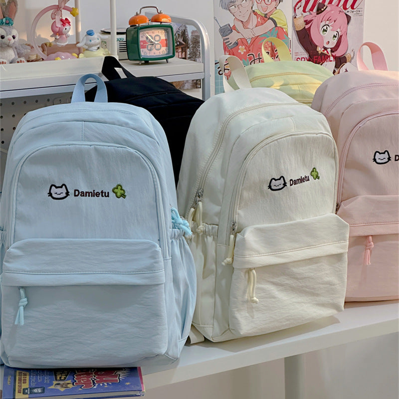 Cute Plush Character-Themed Backpack LoungeYard — product view 4