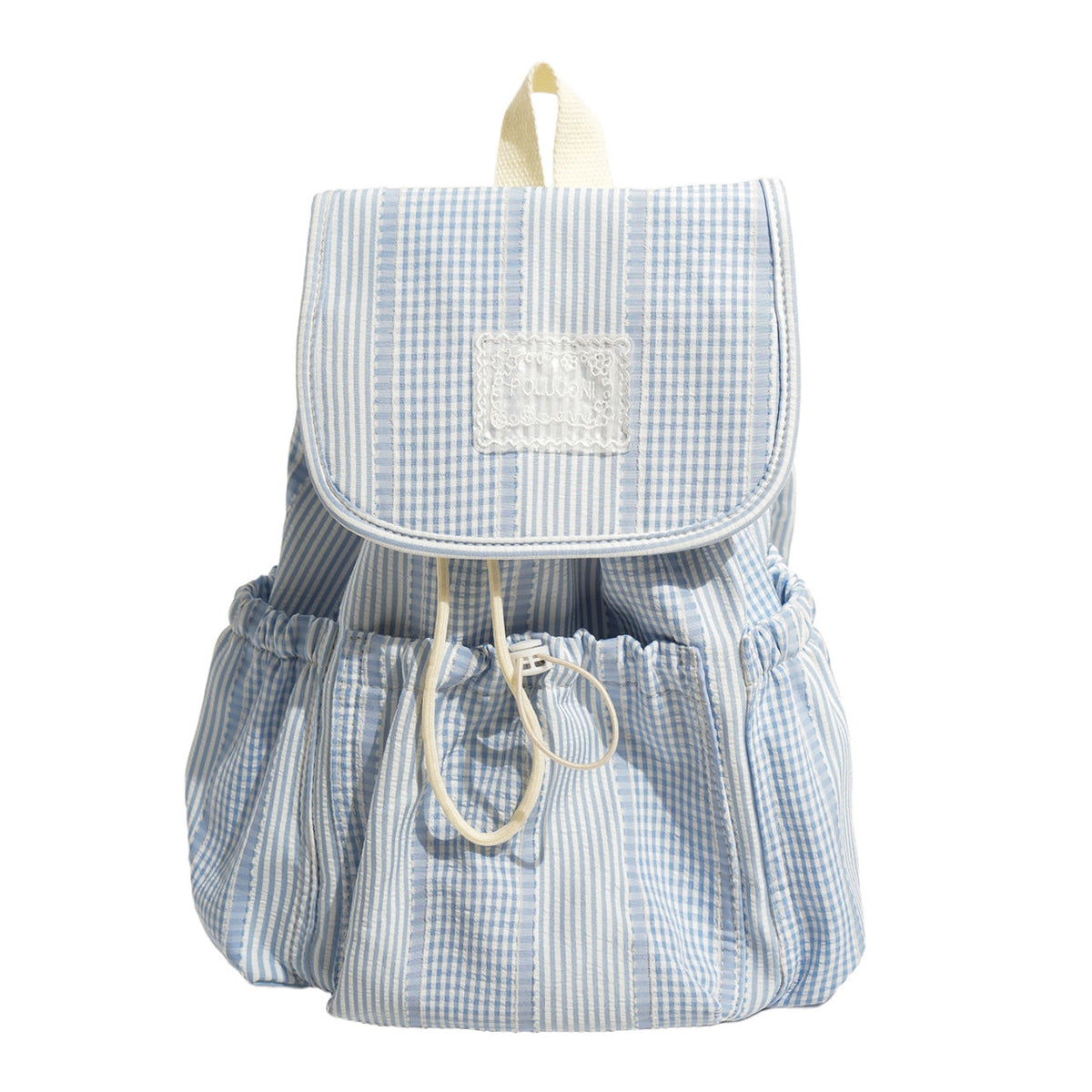 Retro Patterned Casual Backpack — product view 3