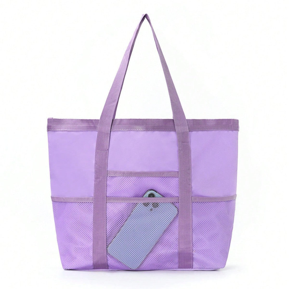 Padded shopping bag with side mesh pockets LoungeYard — product view 6