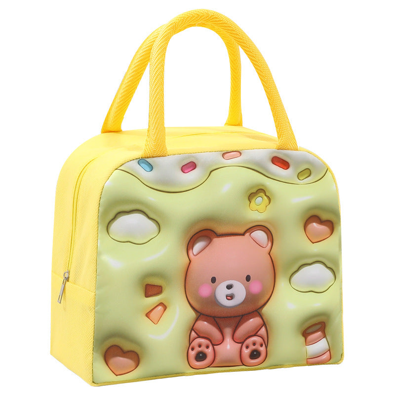 Insulated cooler bag with cute cat design LoungeYard — product view 5