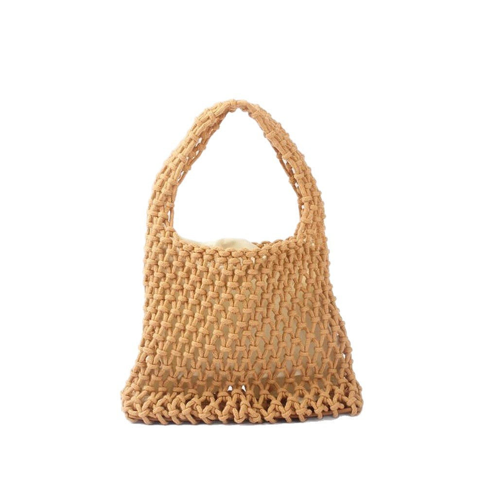 Handwoven Tote Bag Made of Natural Material LoungeYard — product view 4