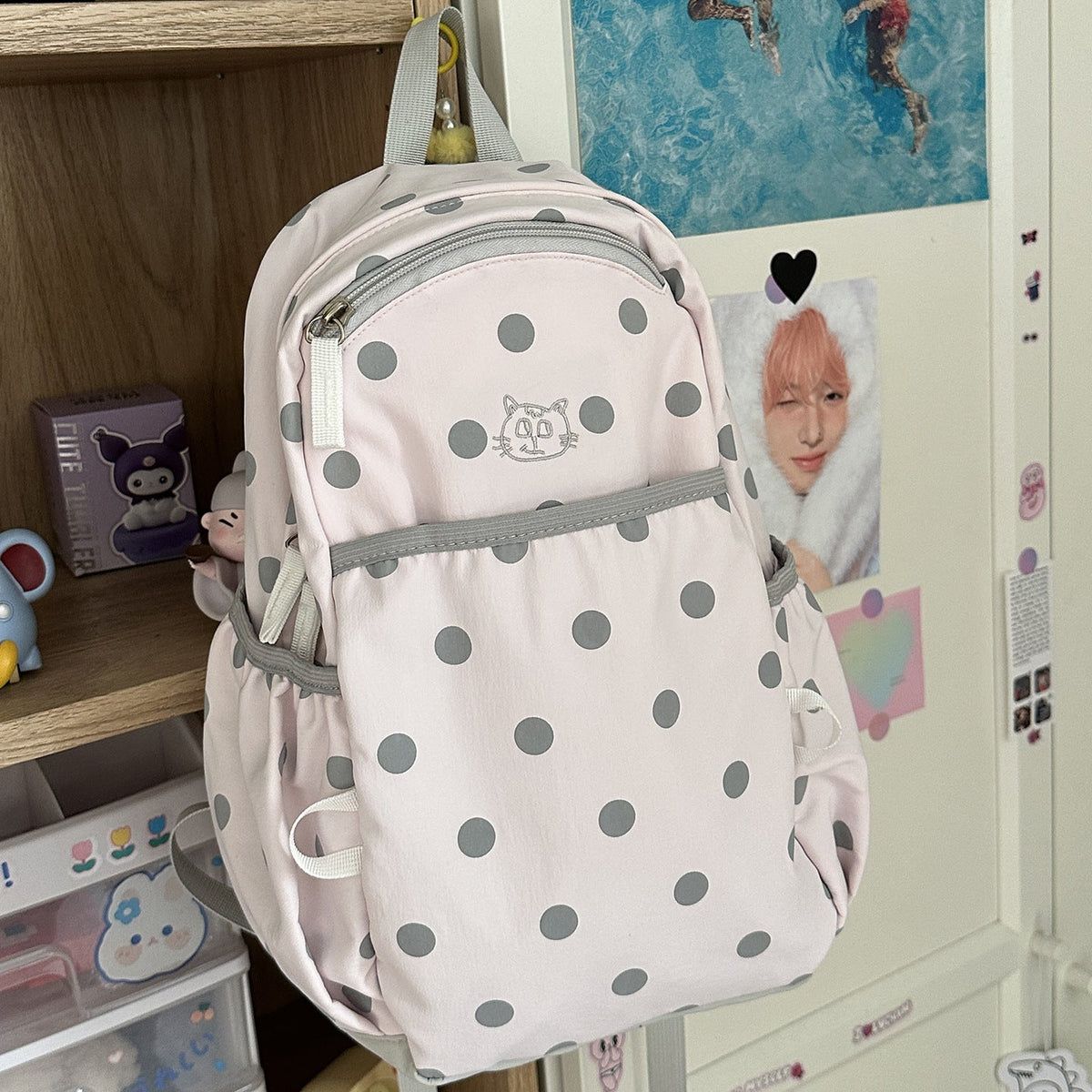 Playful Dotted Backpack LoungeYard — product view 6
