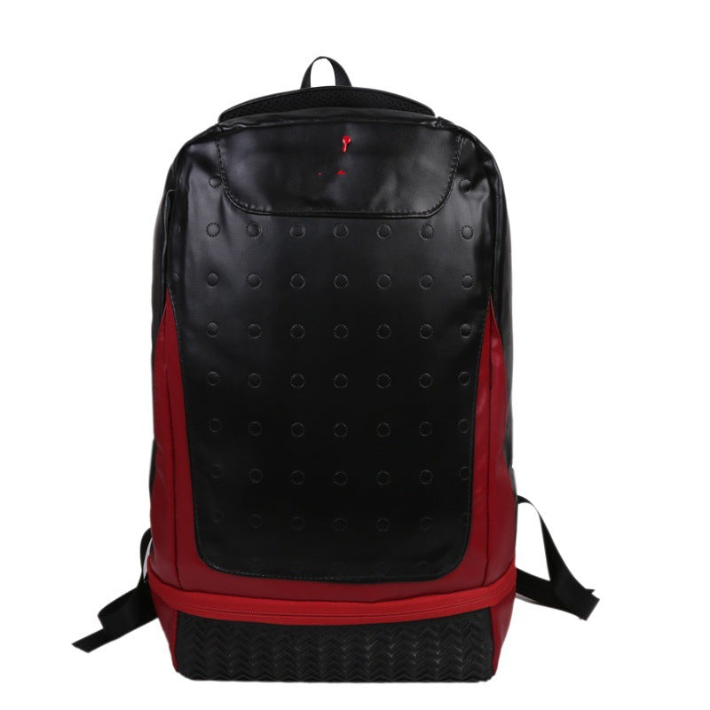 Sporty everyday backpack with water-repellent material LoungeYard — product view 3