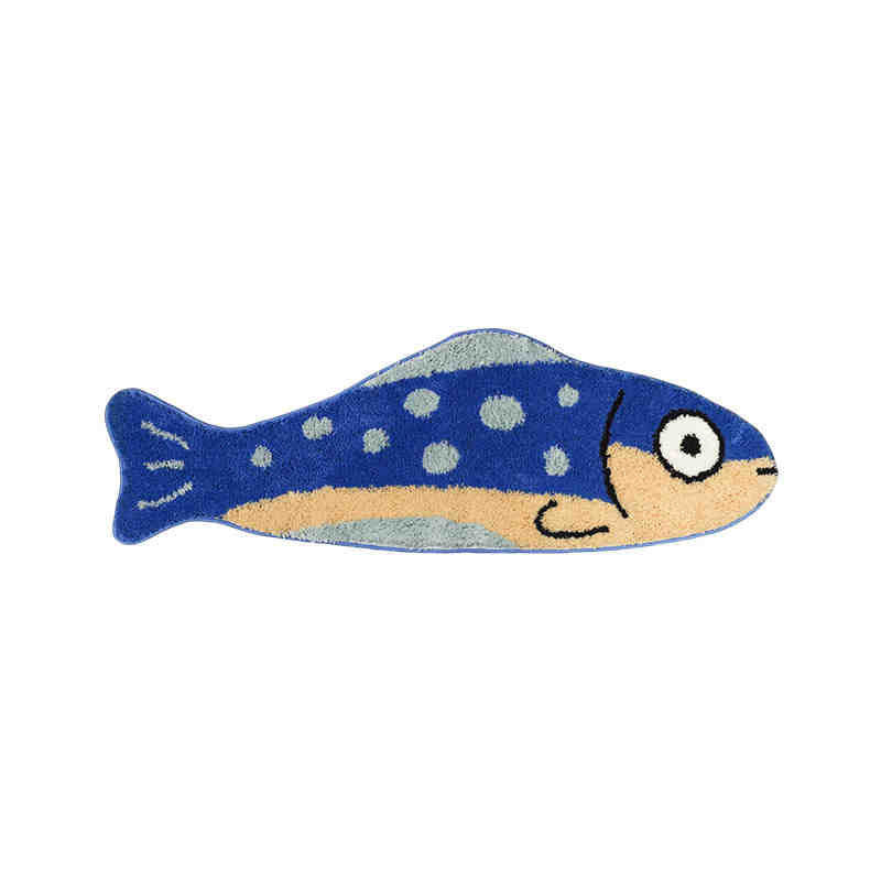 Playful Fish-Shaped Bath Mat Bowlift — product view 7