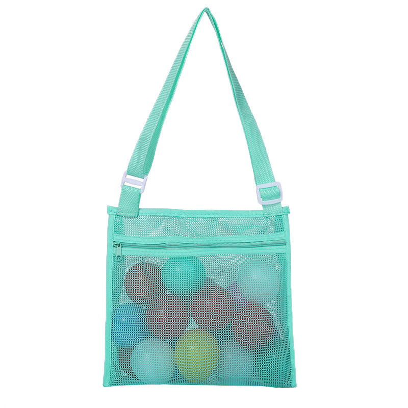 Practical mesh tote bag with adjustable shoulder strap LoungeYard — product view 6