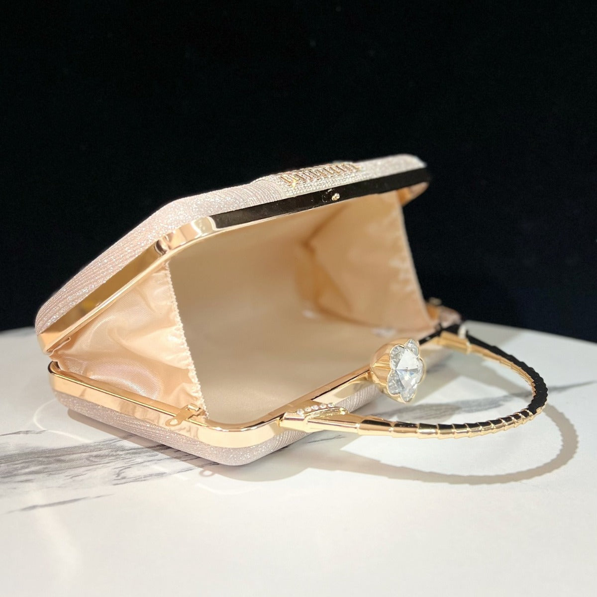 Sparkling Crystal-Embellished Handbag — product view 3