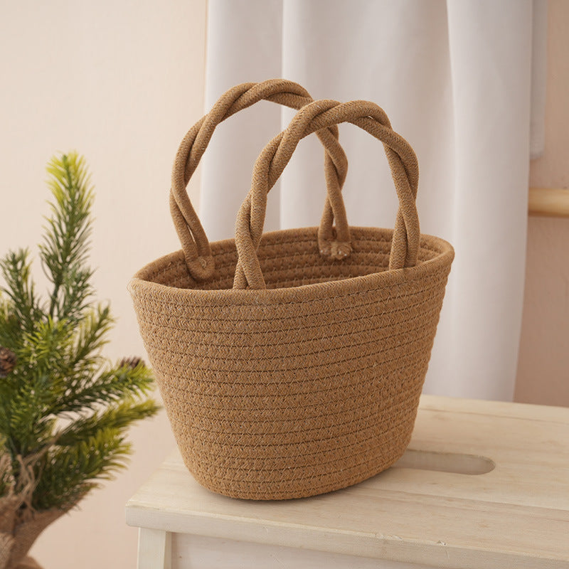 Handmade wicker bag LoungeYard — product view 3