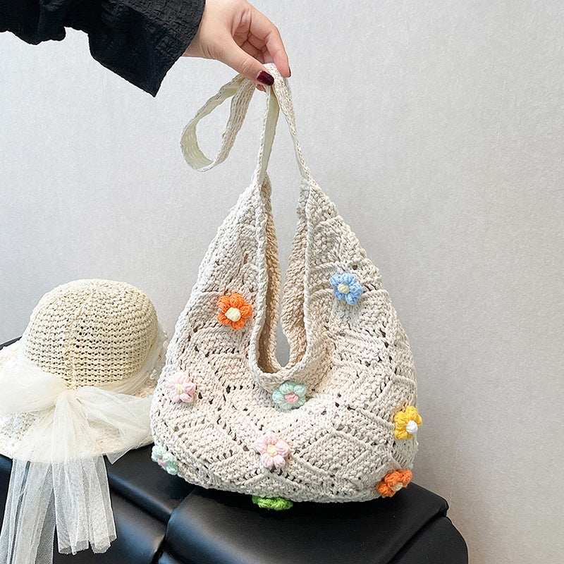 Ethically Crafted Handwoven Crochet Tote Bag LoungeYard — product view 6