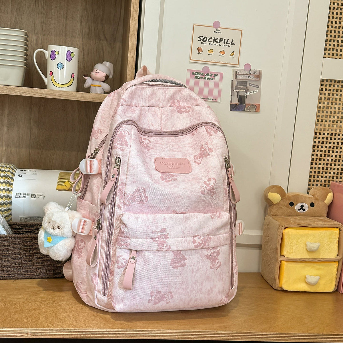 Fun Character-Themed Casual Backpack LoungeYard — product view 7