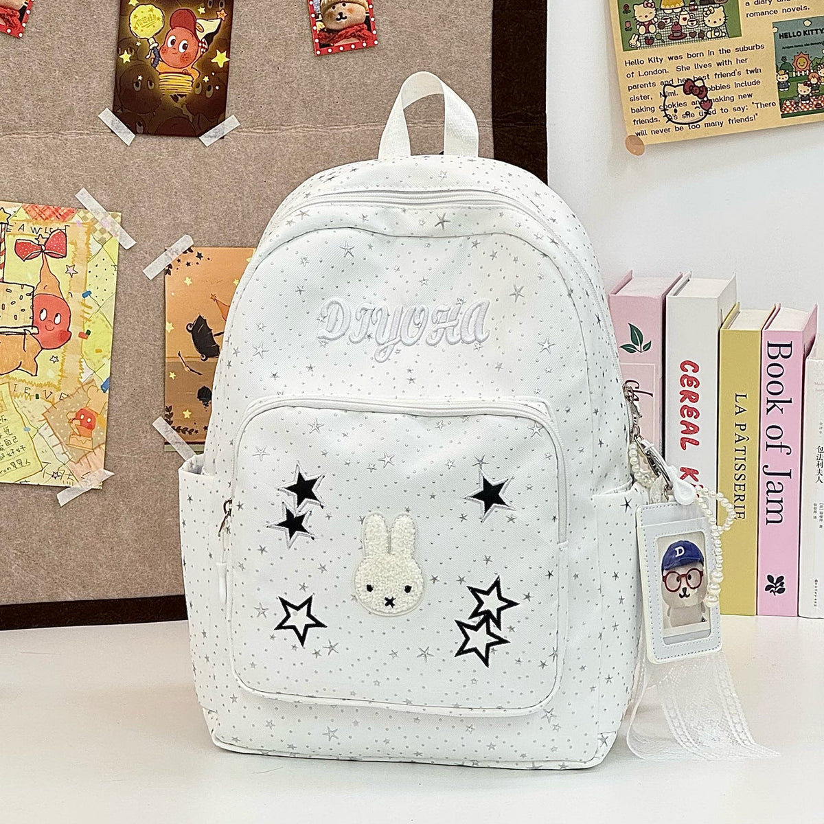 Adorable Cute Character Backpack LoungeYard — product view 6