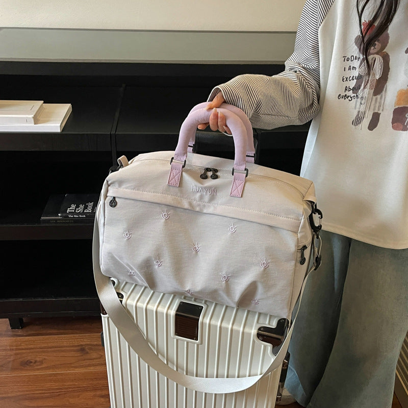 Sporty Multifunctional Duffel Bag With Adjustable Shoulder Strap And Sturdy Handles LoungeYard — product view 4