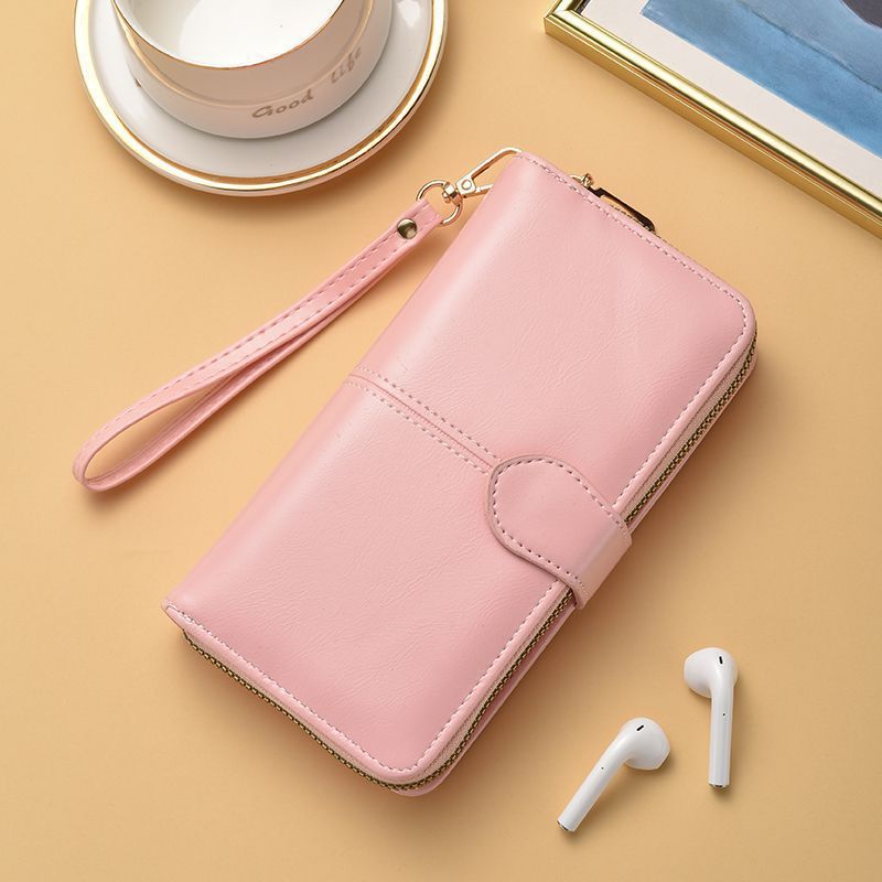 Slim Double-Zippered Wallet with Wrist Strap LoungeYard — product view 5