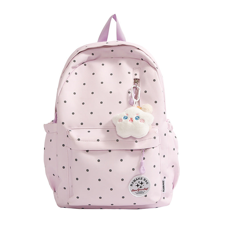 Polka Dot Student Backpack LoungeYard — product view 5
