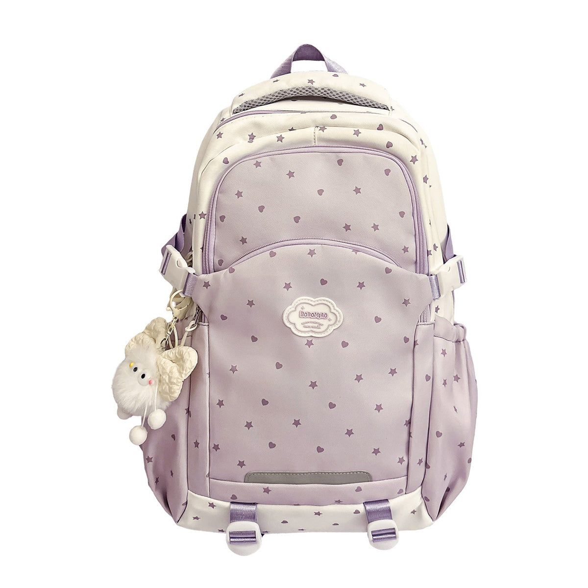 Star-Embellished Ergonomic Backpack LoungeYard — product view 5