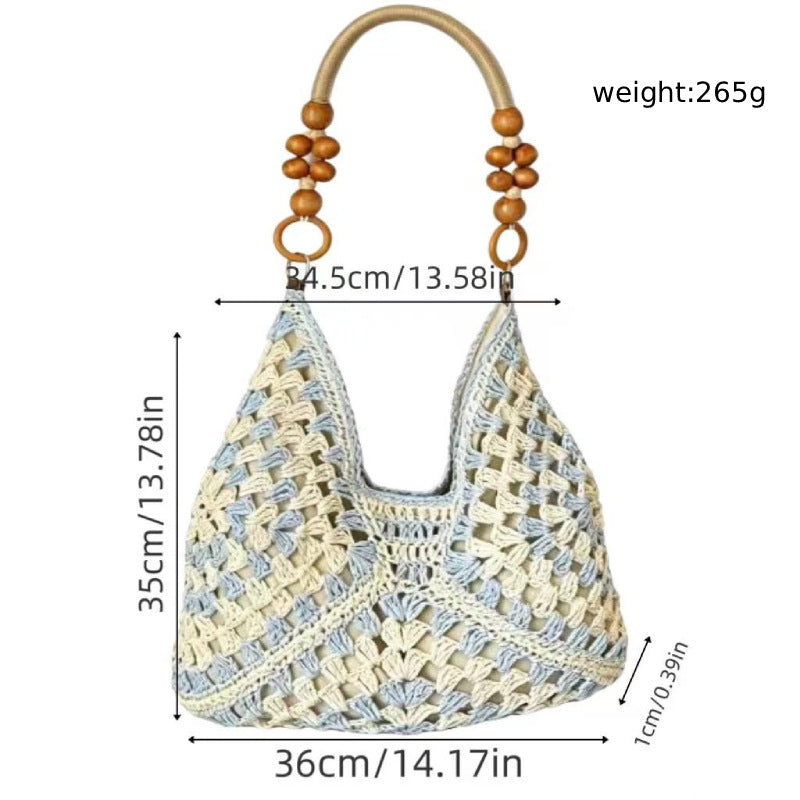 Handmade Macrame Handbag LoungeYard — product view 6