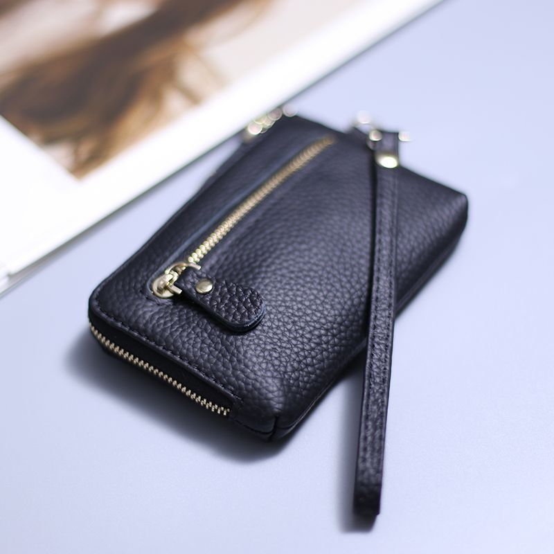 Luxe Textured Zippered Wallet LoungeYard — product view 6