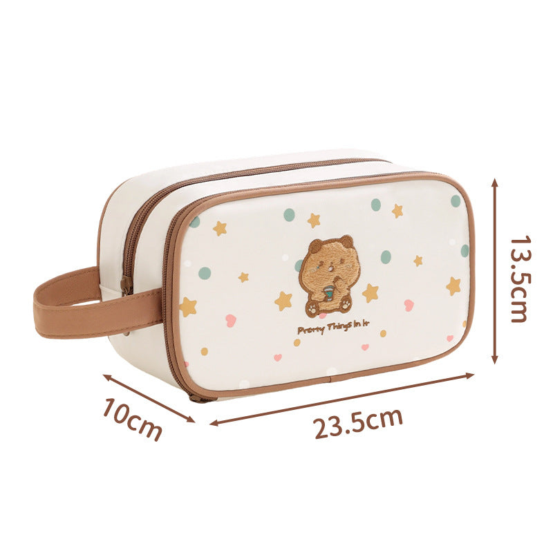 Cute Animal Pattern Makeup Pouch LoungeYard — product view 5