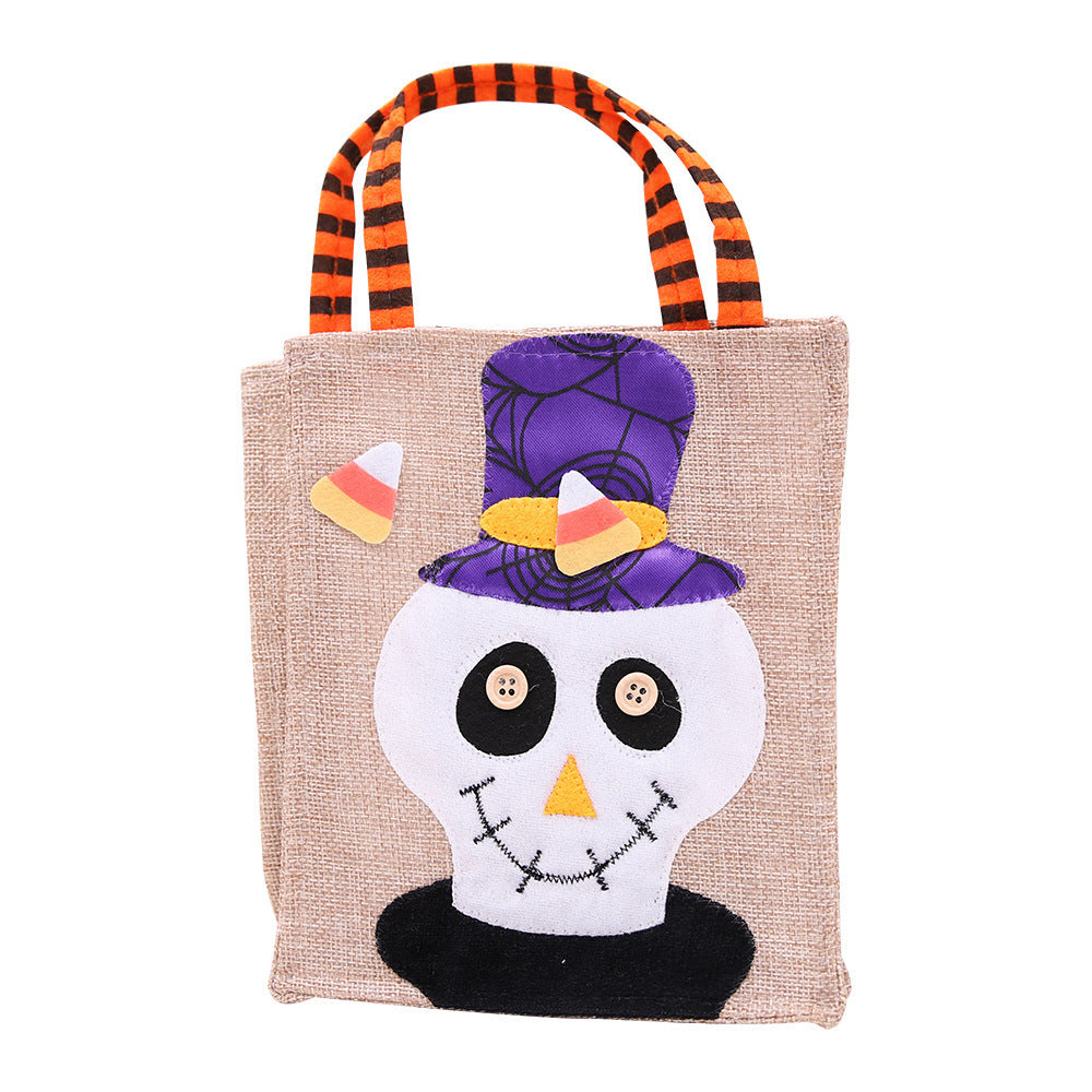 Halloween tote bag with witch design — product view 4