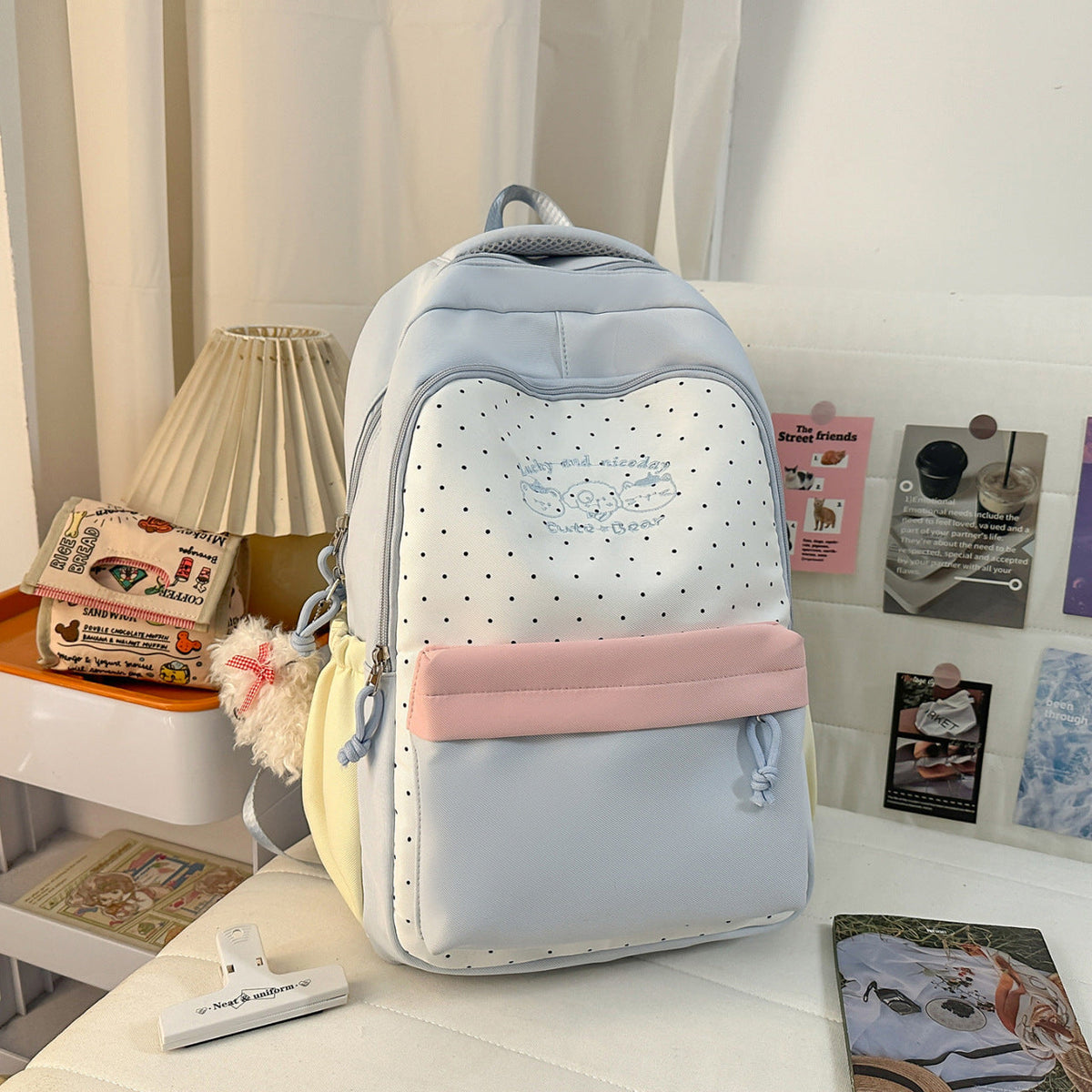 Cute Polka Dot Backpack — product view 4