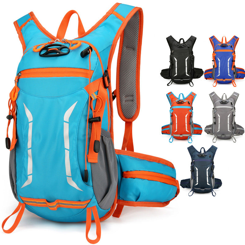 Unisex nan lighter Trailrunning hydration backpack with hip belt pockets, hydration bladder compartment, and breathable back padding LoungeYard — product view 7
